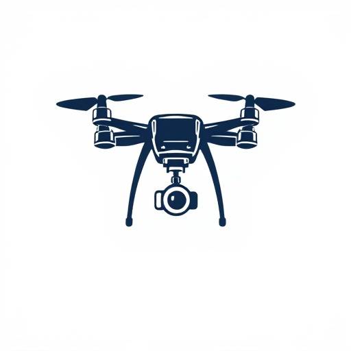 Icono de un dron representando el servicio de filmación con drones.