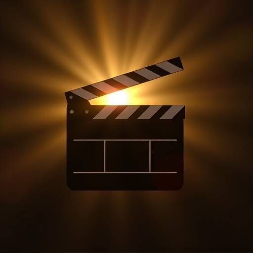 Icono de una claqueta de cine representando el servicio de edición de video.